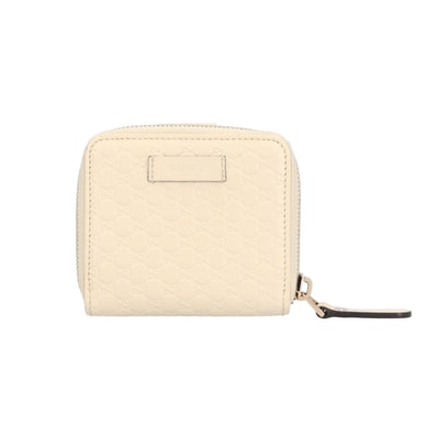 グッチ マイクログッチシマ 二つ折り財布 シマレザー 449395 525040 レディース GUCCI 中古