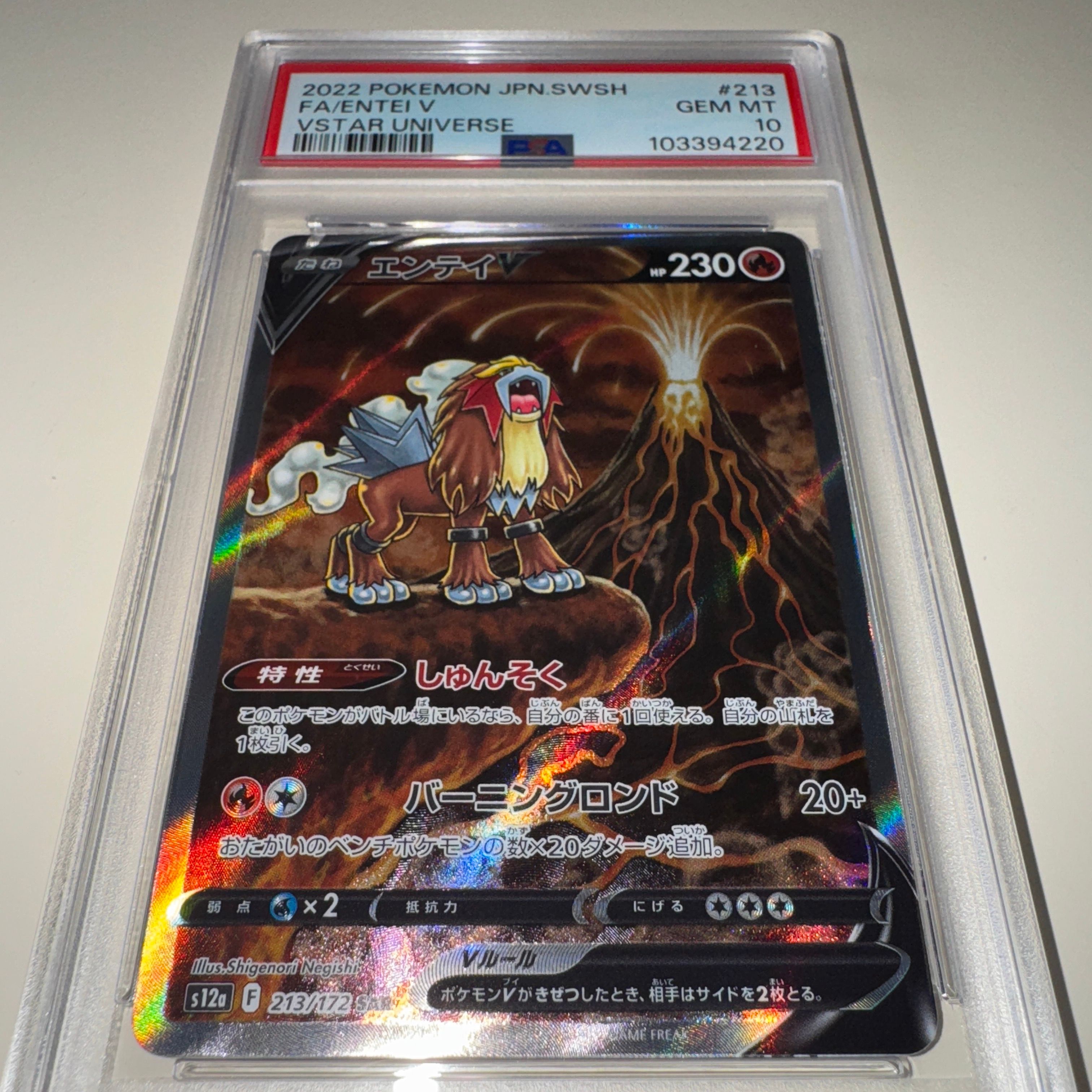 エンテイV SAR[s12a 213/172](ハイクラスパック「VSTARユニバース」)