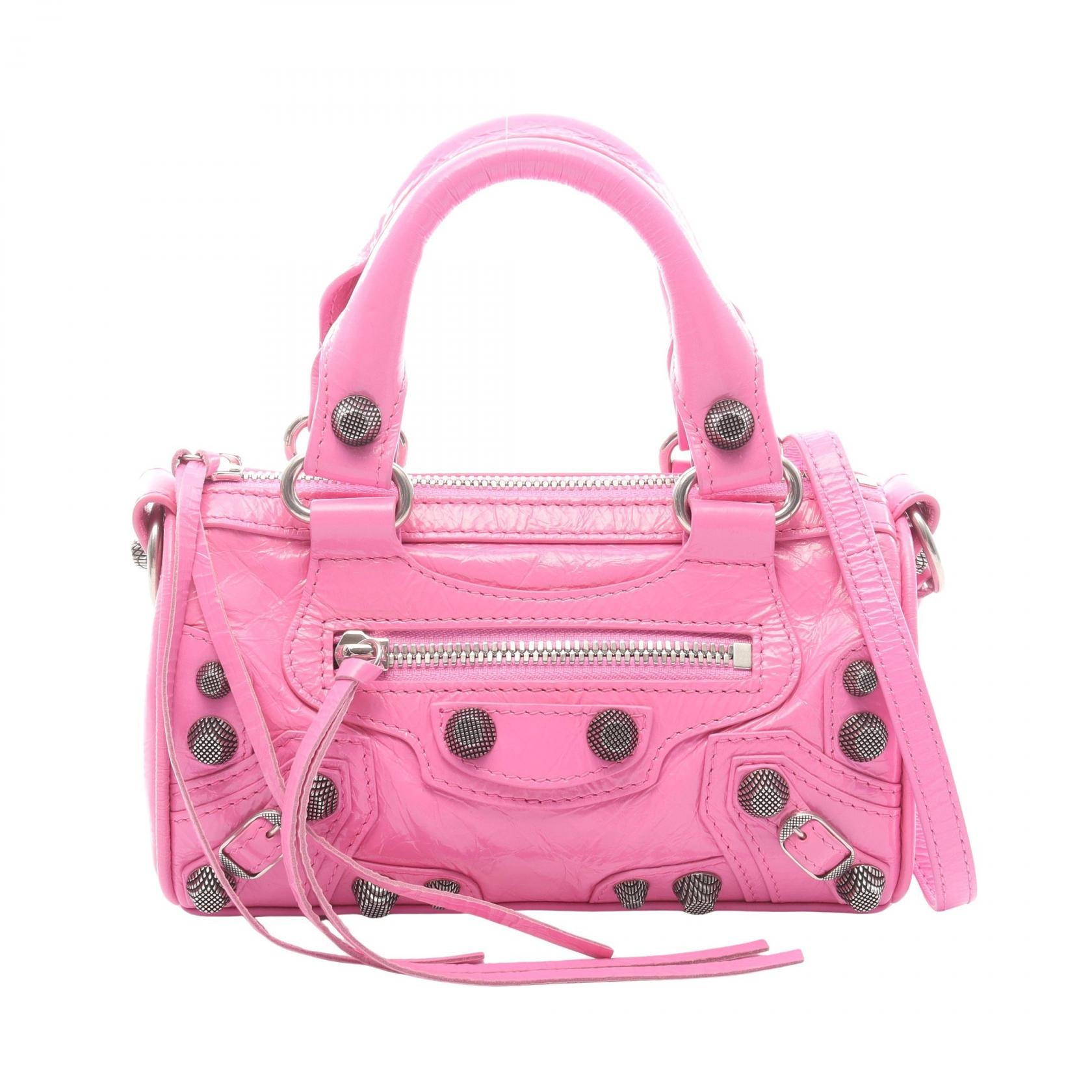 バレンシアガ BALENCIAGA ル カゴール ナノ ダッフル 2WAY ハンドバッグ バッグ レザー レディース ピンク系 7925992AA6T5908 【新品】