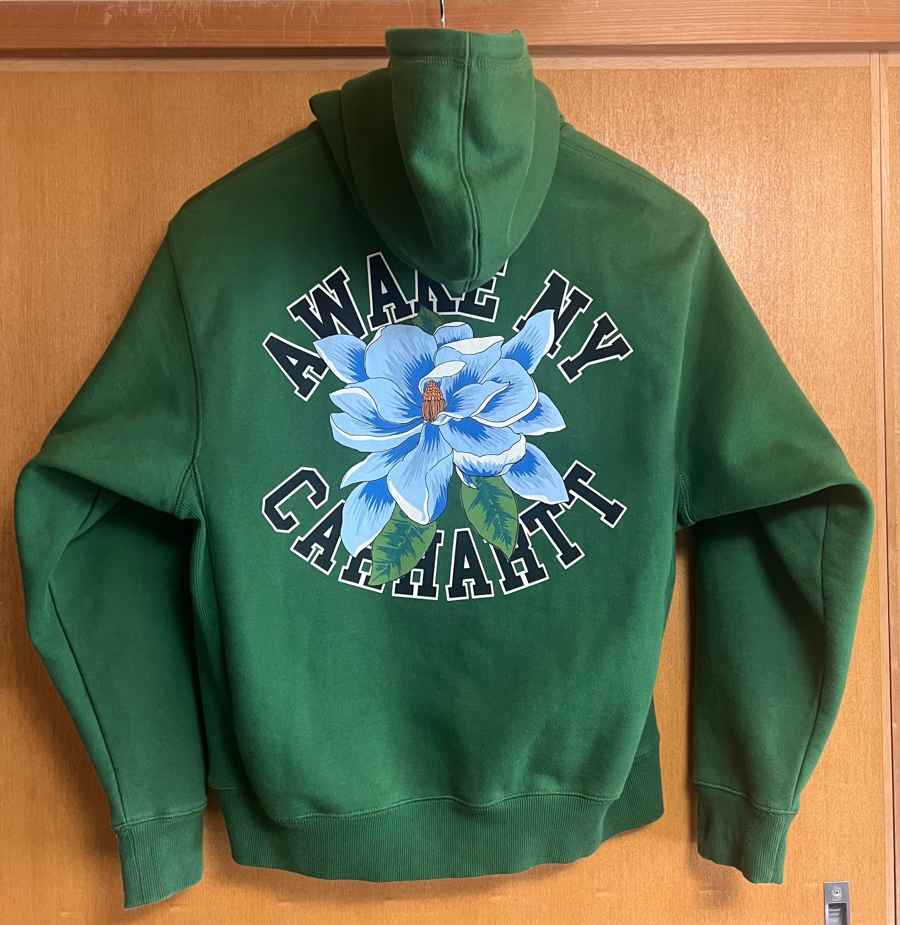 Carhartt WIP x AWAKE NY Printed Hoodie "Green"