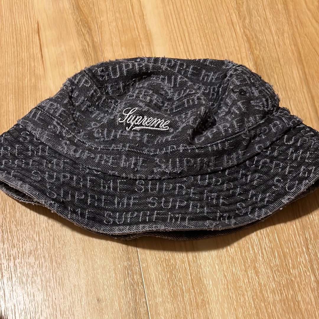Supreme Needle Punch Denim Crusher "Black"