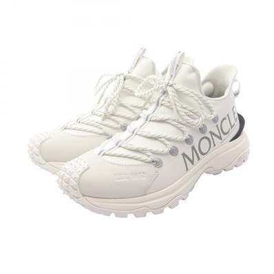 モンクレール MONCLER TRAILGRIP LITE2 ロートップ スニーカー 靴 ファブリック メンズ ホワイト系 4M00160M345700144 【新品】