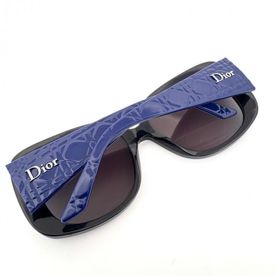 Christian Dior サングラス カナージュ ブラック 鑑定済み 正規品 クリスチャンディオール