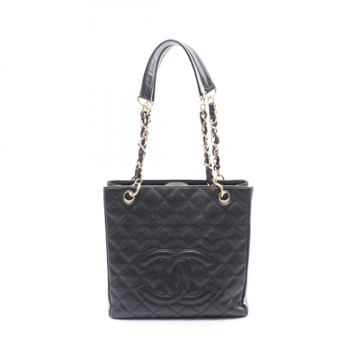 シャネル CHANEL マトラッセ PST トートバッグ バッグ キャビアスキン(グレインドカーフ) レディース ブラック系 A20994 【中古】