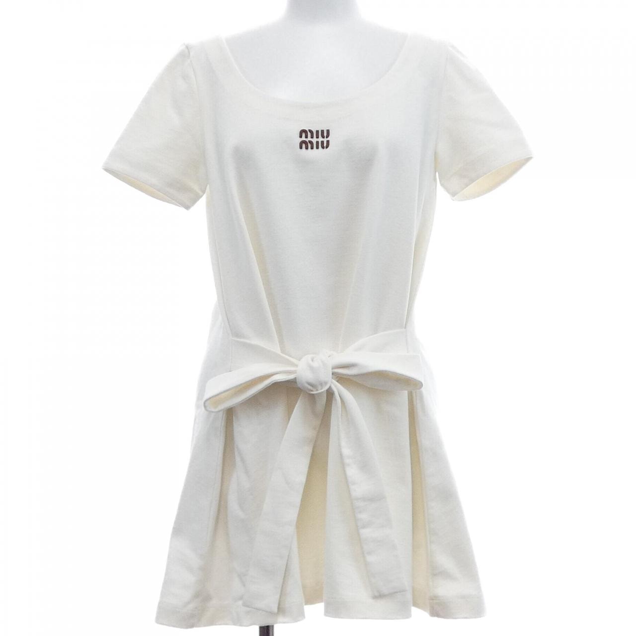 ミュウミュウ MIU MIU ジャージーミニドレス MF6409 SOOO 1965 ワンピース