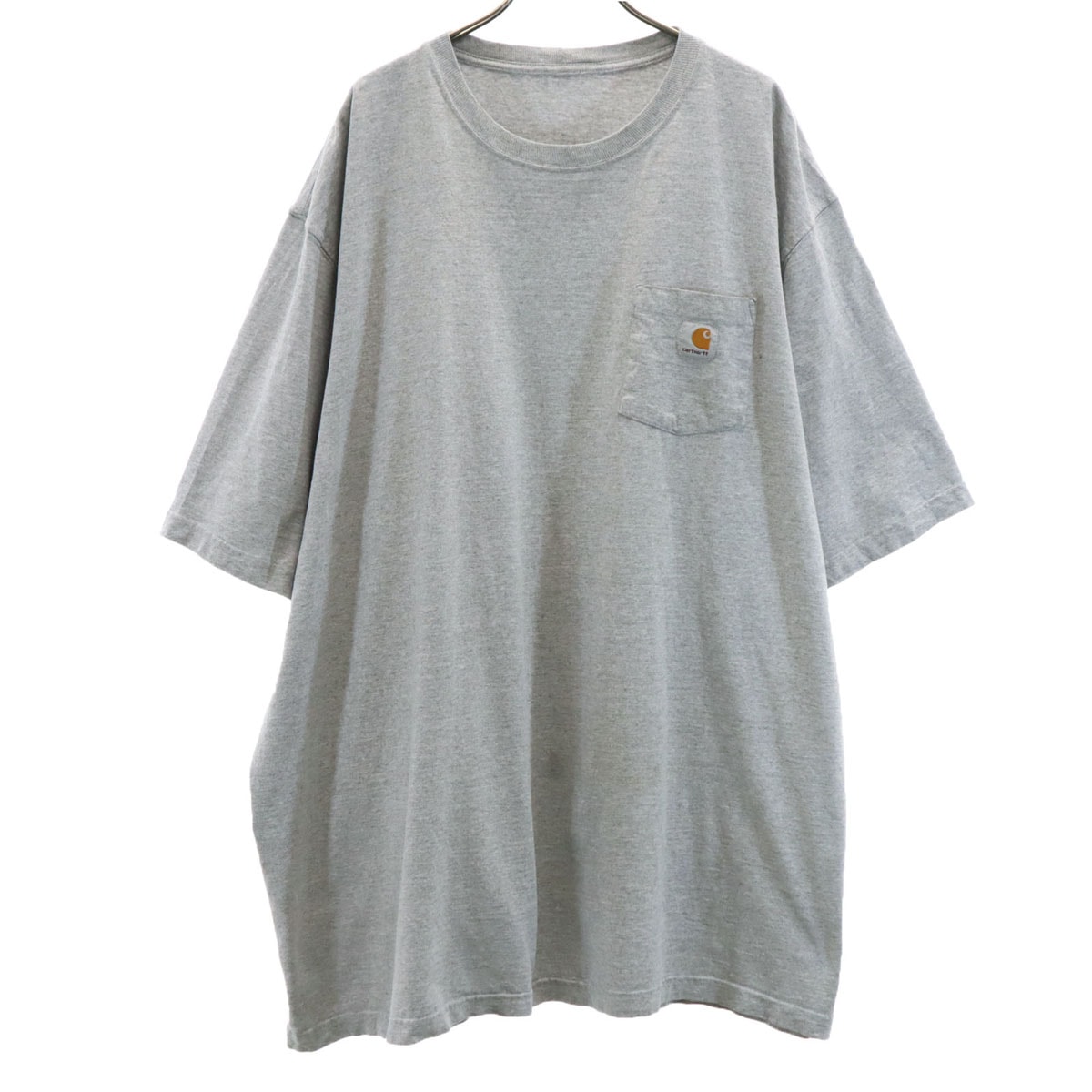 Carhartt カーハート K87 半袖 Tシャツ グレー 無地 ポケT ビッグサイズ