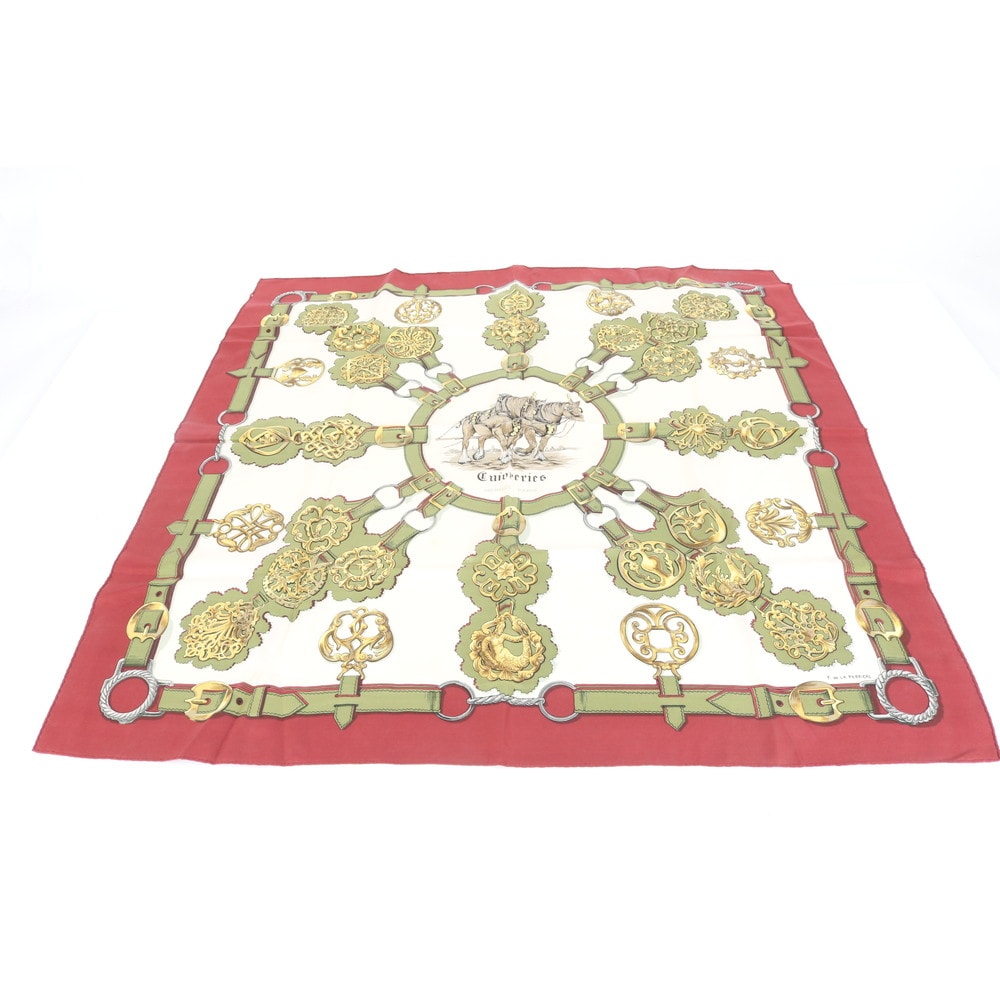 ■美品 エルメスカレ 90 Cuivreries 銅細工スカーフ