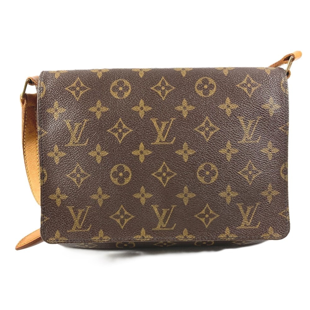 ルイヴィトン LOUIS VUITTON ミュゼット タンゴ ミュゼットタンゴ M51257 モノグラム カバン 肩掛け ショート フラップ ショルダーバッグ モノグラムキャンバス ブラウン