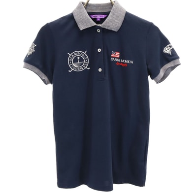 BEAMS GOLF ビームスゴルフ 日本製 半袖 ポロシャツ S ネイビー