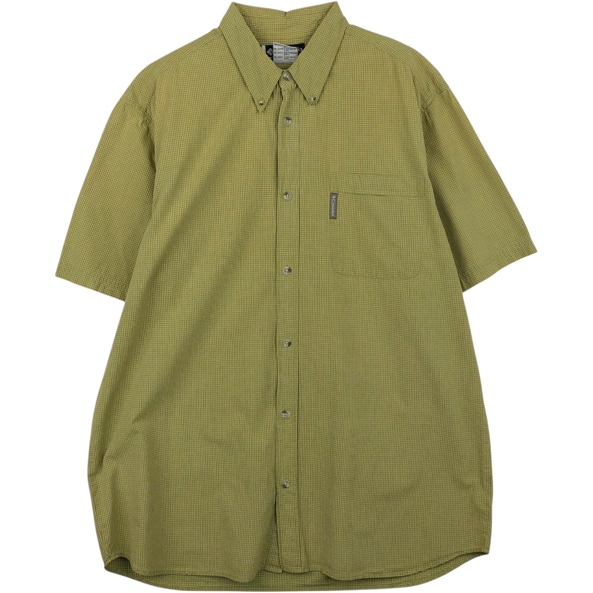 古着 00年代 コロンビア Columbia 半袖 ボタンダウン チェックシャツ メンズXL相当/eaa641375