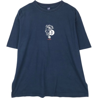 古着 00年代 ギャップ GAP オールドギャップ 半袖 プリントTシャツ メンズXL相当/eaa647809