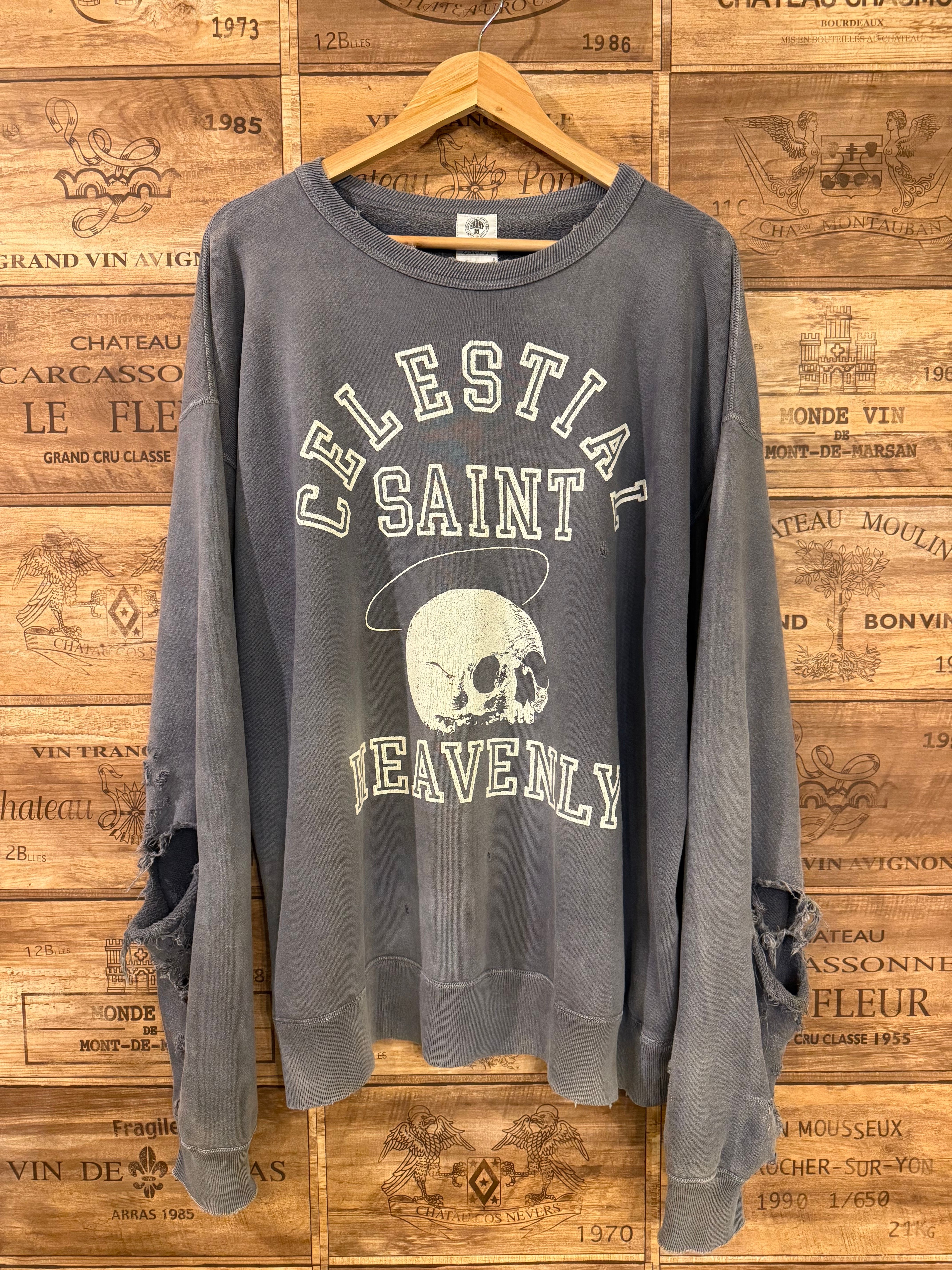 SAINT Mxxxxxx SKULL SWEAT "Navy"