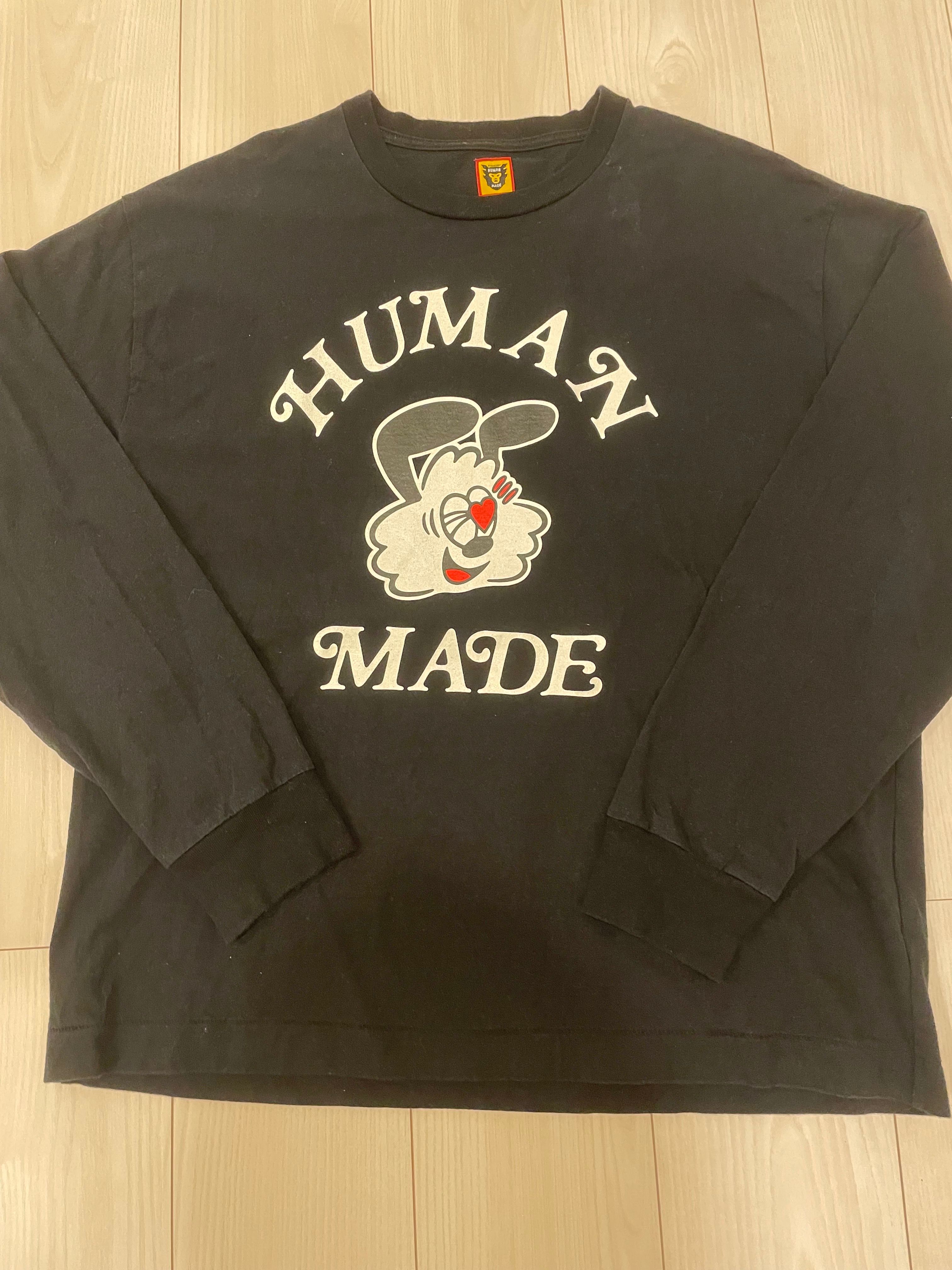HUMAN MADE GDC White Day L/S T-shirt "Black" / VERDY