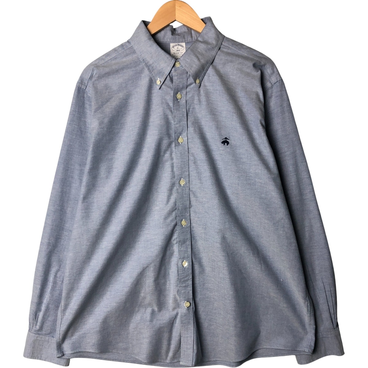 古着 ブルックスブラザーズ Brooks Brothers 1818 REGENT FIT 長袖 ボタンダウンシャツ メンズXL相当/eaa584659
