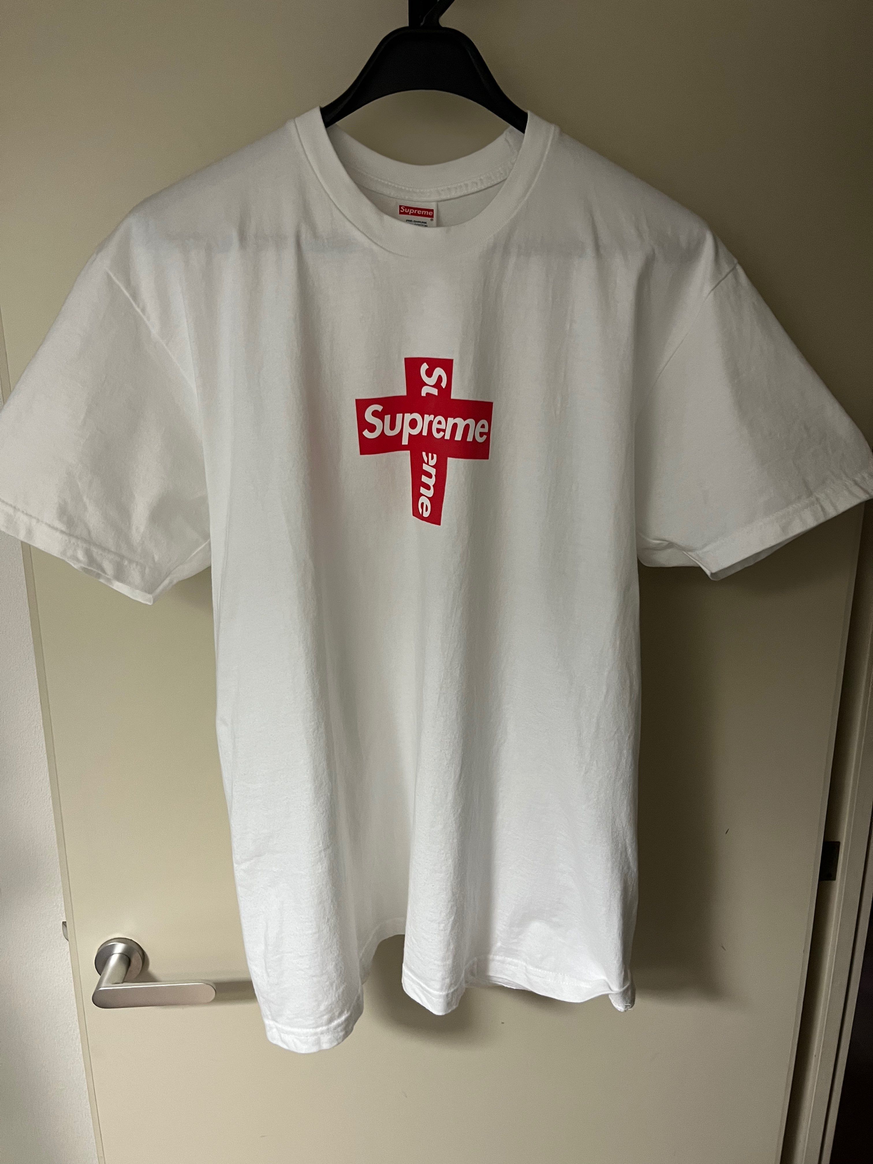Supreme Cross Box Logo Tee "White"