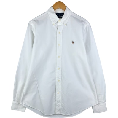 古着 ラルフローレン Ralph Lauren CUSTOM FIT 長袖 ボタンダウンシャツ メンズM相当/eaa592752