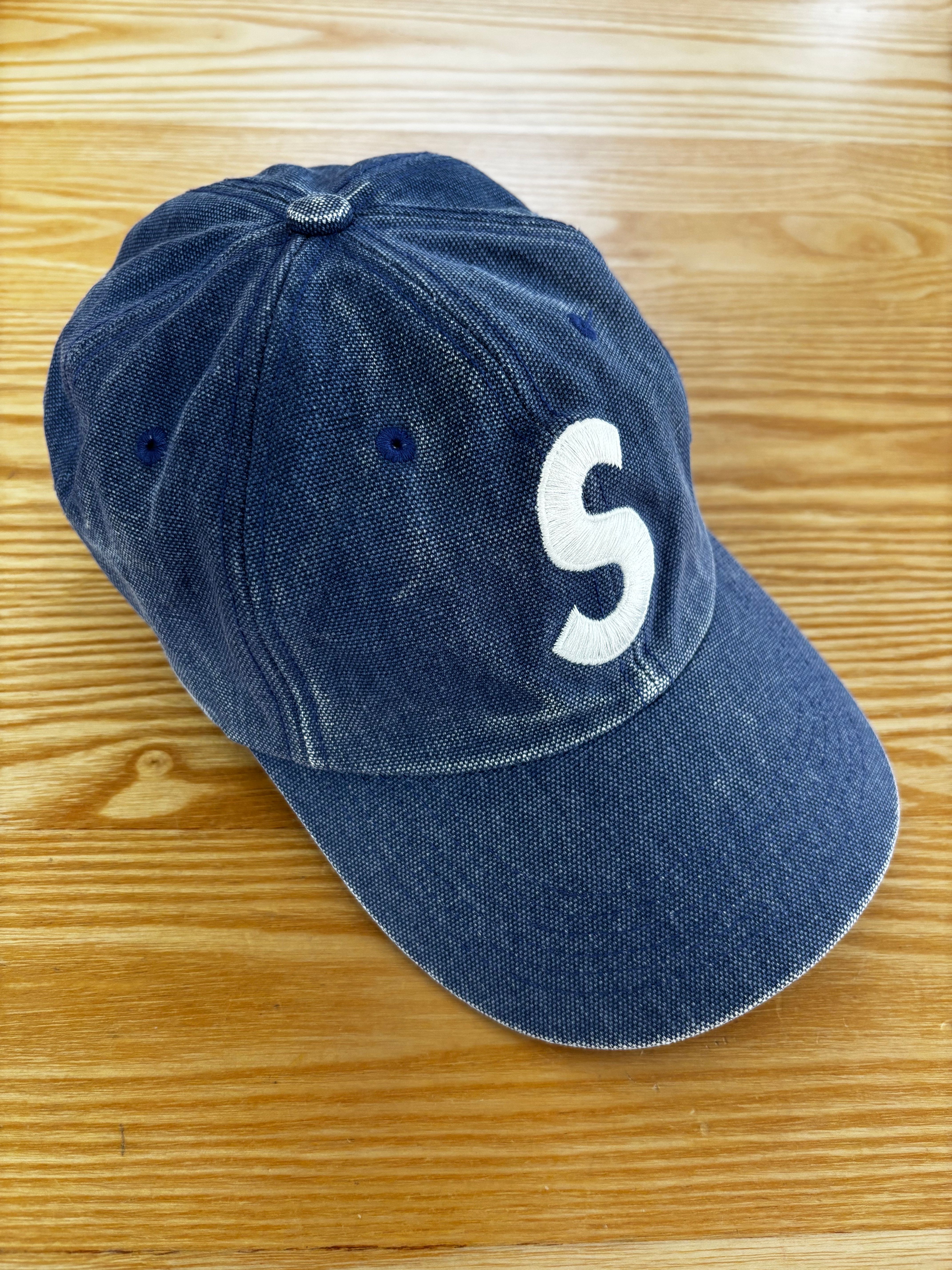 Supreme Pigment Print S Logo 6-Panel "Navy"