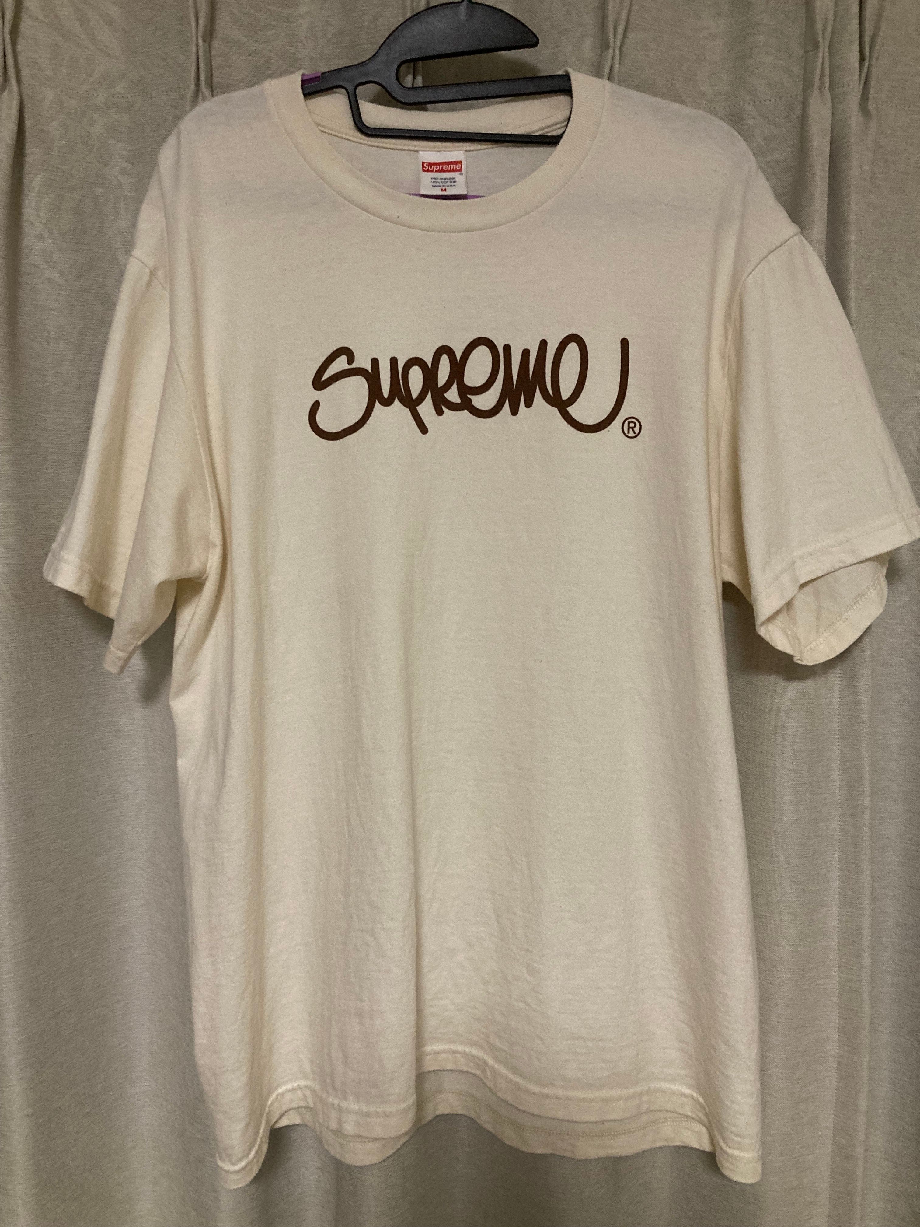 Supreme Handstyle Tee "Natural"