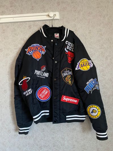 Supreme / Nike®/NBA Teams Warm-Up Jacket "Black"