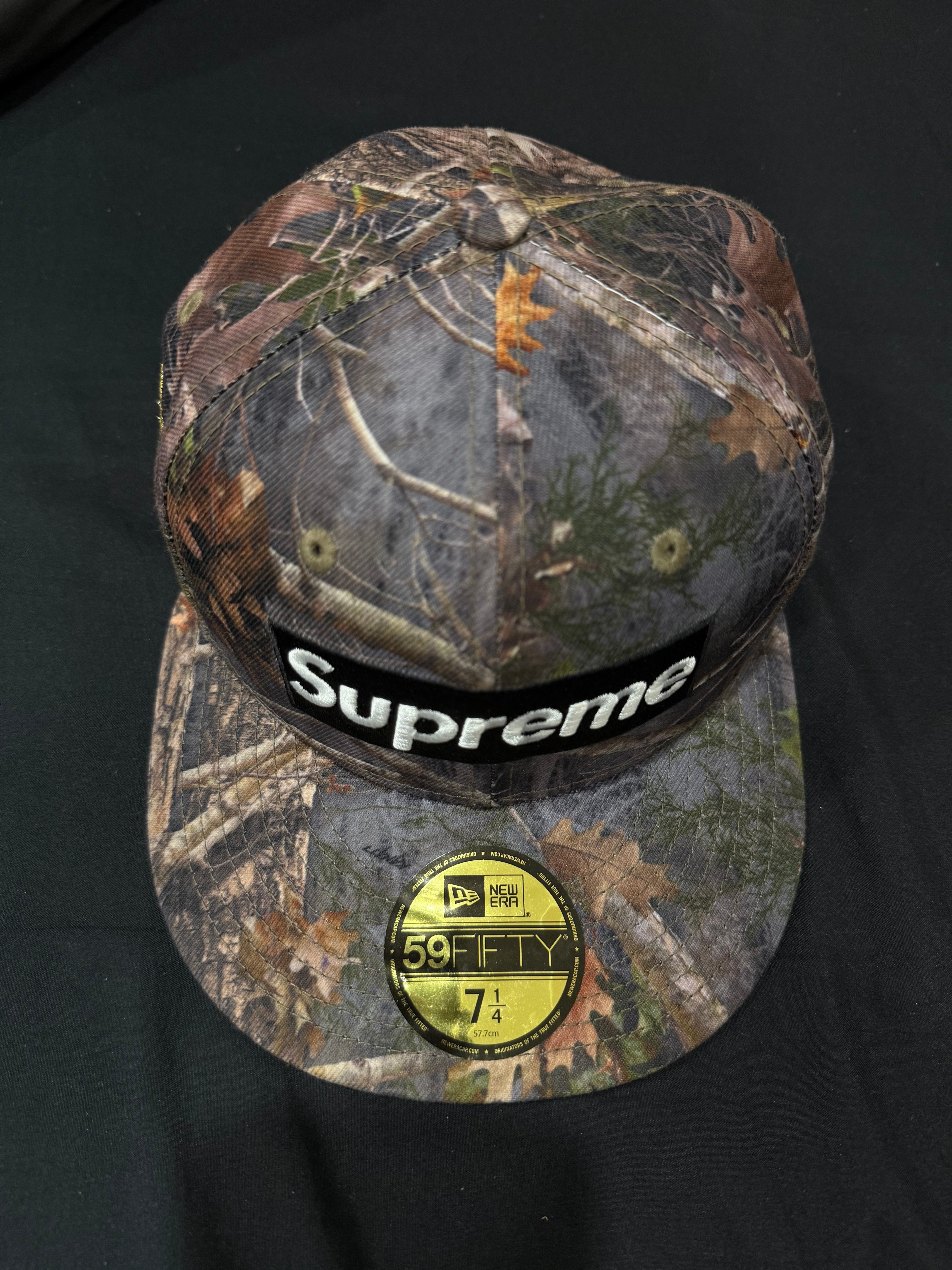 Supreme Championship Box Logo New Era "TrueTimber Kanati Camo"