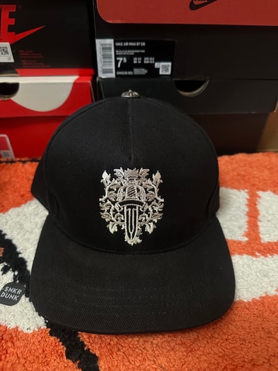 Chrome Hearts Baseball Denim Cap Dogger "Black/White"