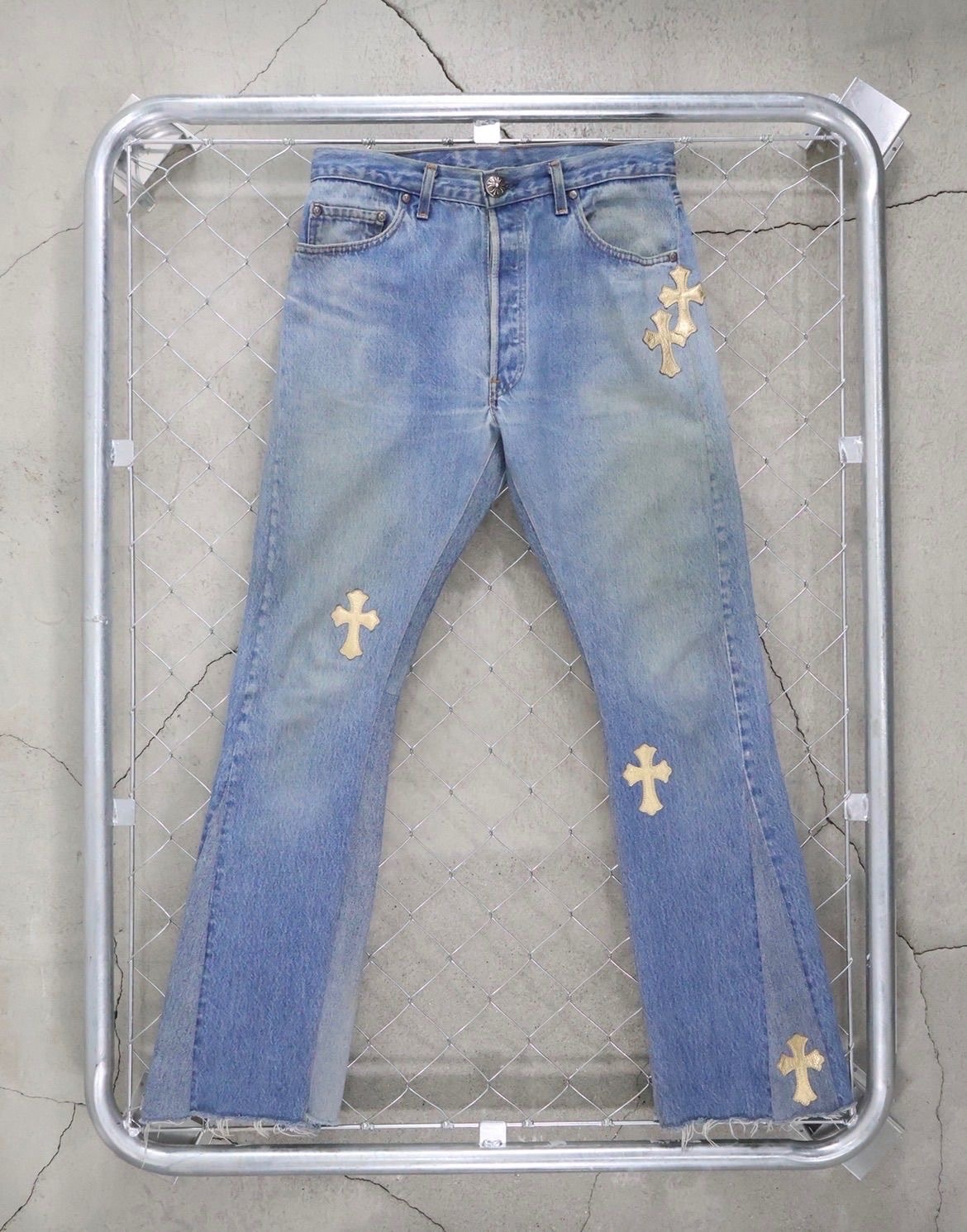 CHROME HEARTS クロムハーツ LEVI'S 501デニムパンツ GALLEY DEPT PAT MCGRATH コラボデニム