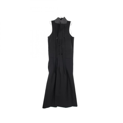 サカイ Sacai Suiting Coat Dress ロングジレ ワンピース 衣料品 トップス ウール ポリエステル レディース ブラック系 / グレー系 【中古】