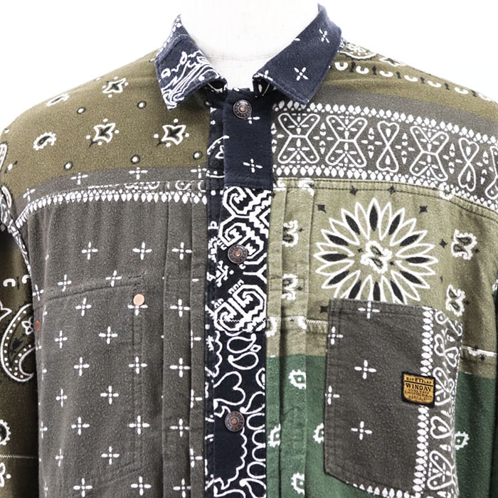 C (やや傷や汚れあり)】KAPITAL キャピタル 1st Jacket ネルシャツ