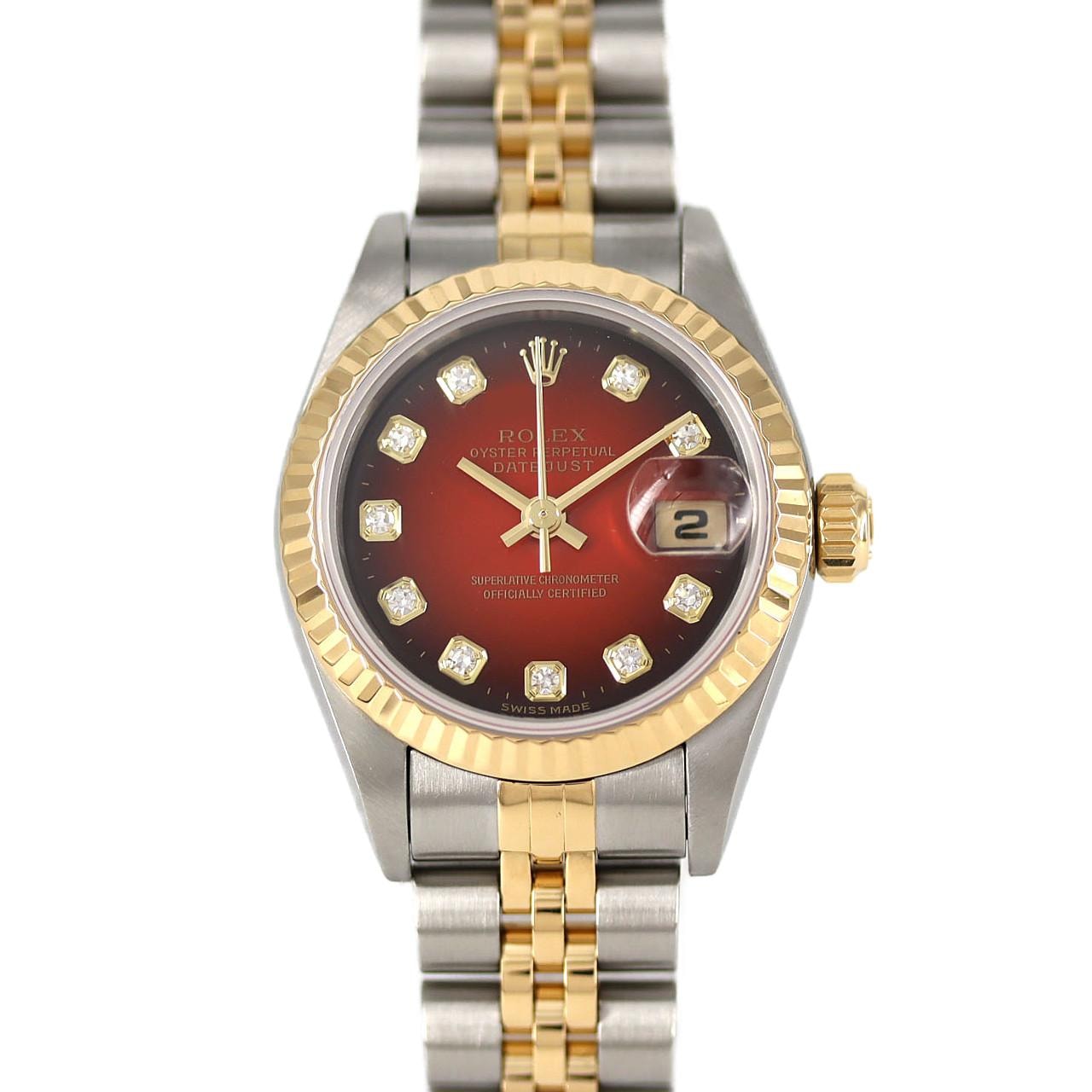 ロレックス デイトジャスト 69173G SSxYG 自動巻 W番