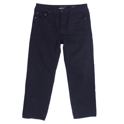 SAINT LAURENT サンローラン デニムパンツ 752629 Y16PD ボタンフライ ストレート ブラック デニムパンツ ジーンズ ブラック系 31【中古】