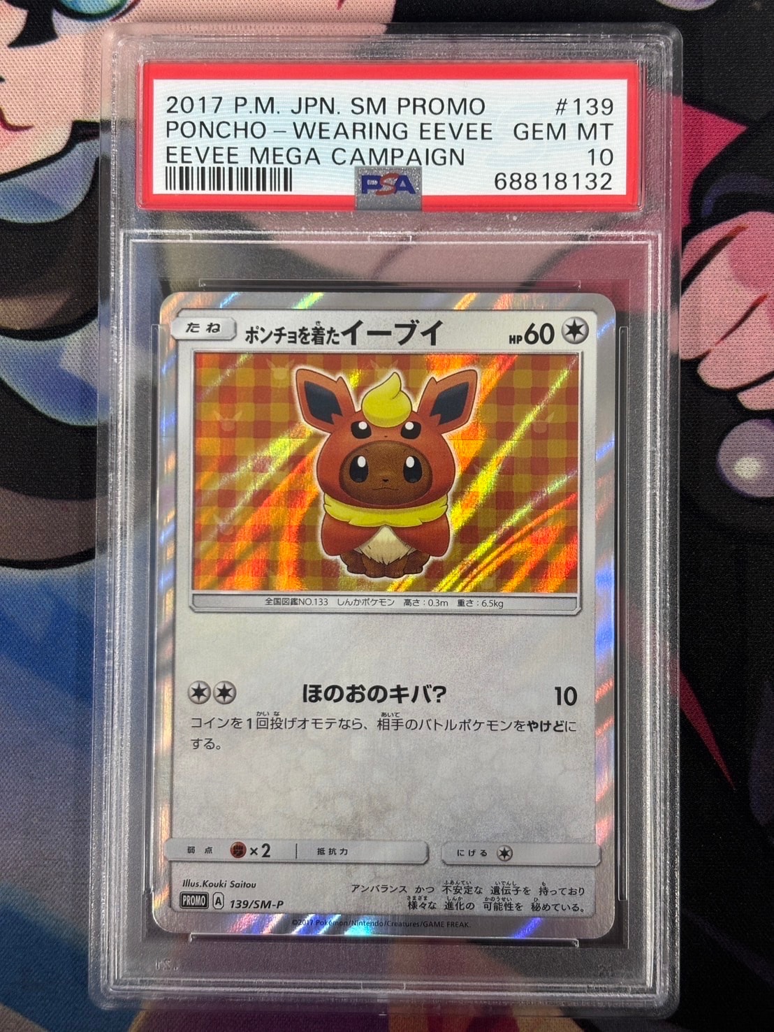 ポンチョを着たイーブイ: プロモ[SM-P 139](プロモーションカード「SM-P」)