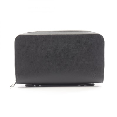 ルイ・ヴィトン LOUIS VUITTON ジッピーXL ラウンド長財布 財布 レザー タイガ アルドワーズ メンズ ブラック系 M44275 【中古】