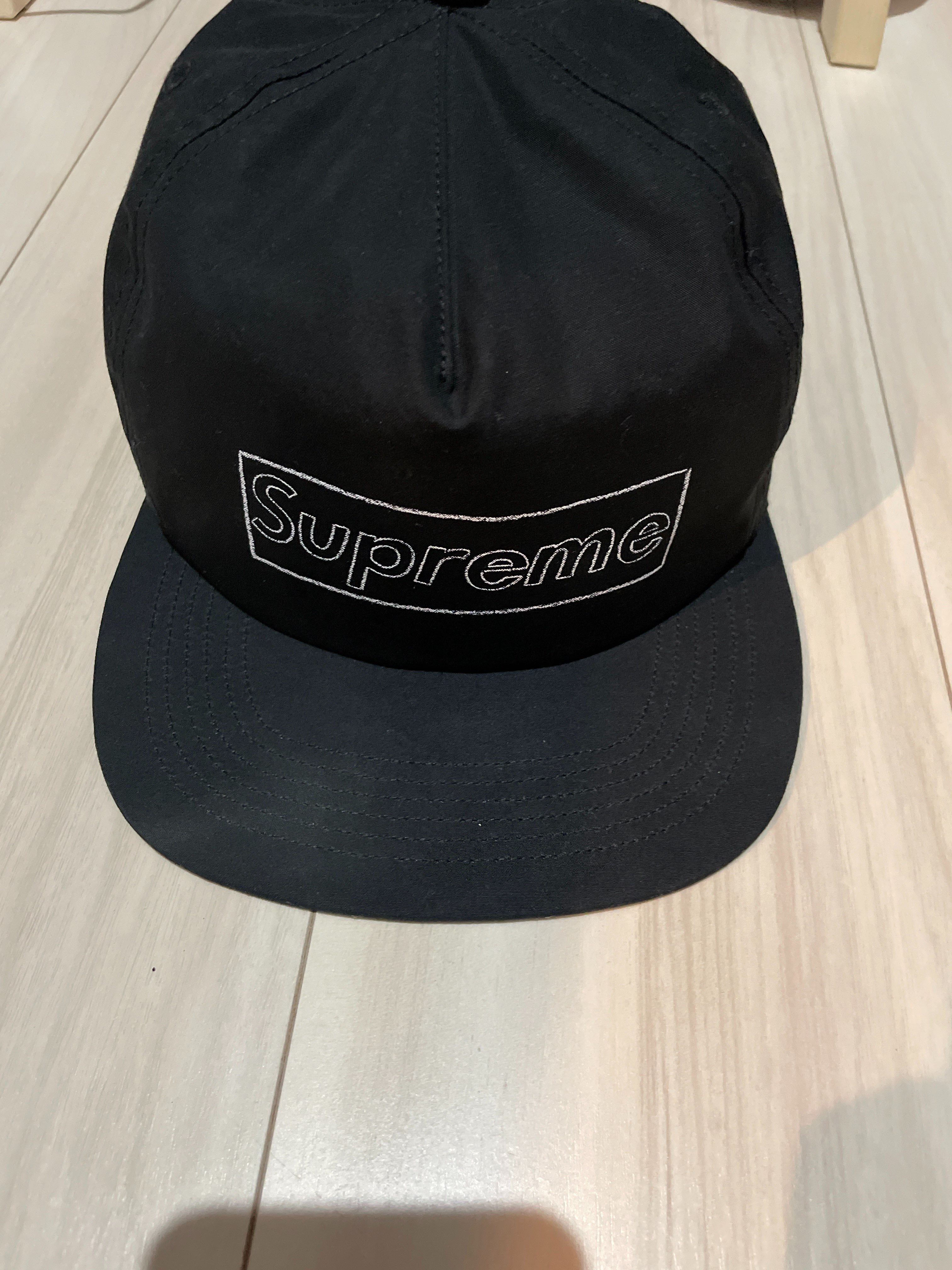 Supreme KAWS Chalk Logo 5-Panel "Black"