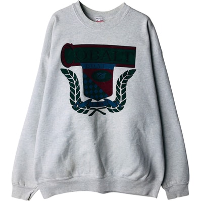 古着 90年代 フルーツオブザルーム FRUIT OF THE LOOM COBALT BOATS アドバタイジング スウェットシャツ トレーナー USA製 メンズXL相当 ヴィンテージ/eaa614785