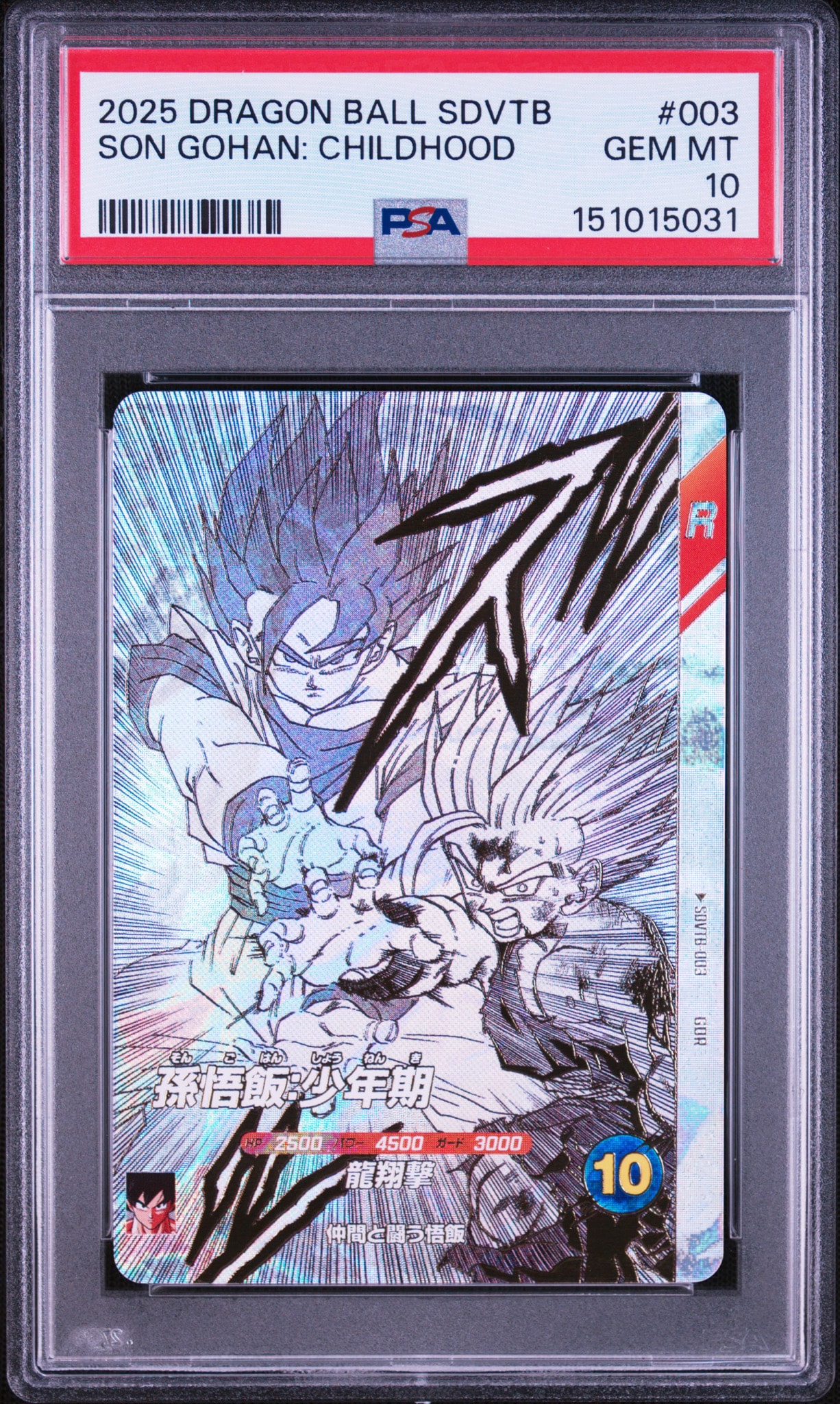 孫悟飯:少年期 GDR [SDVTB-003](ドラゴンボールスーパーダイバーズ「9ポケットバインダーセット ドラゴンボール 40th アニバーサリー エディション」)