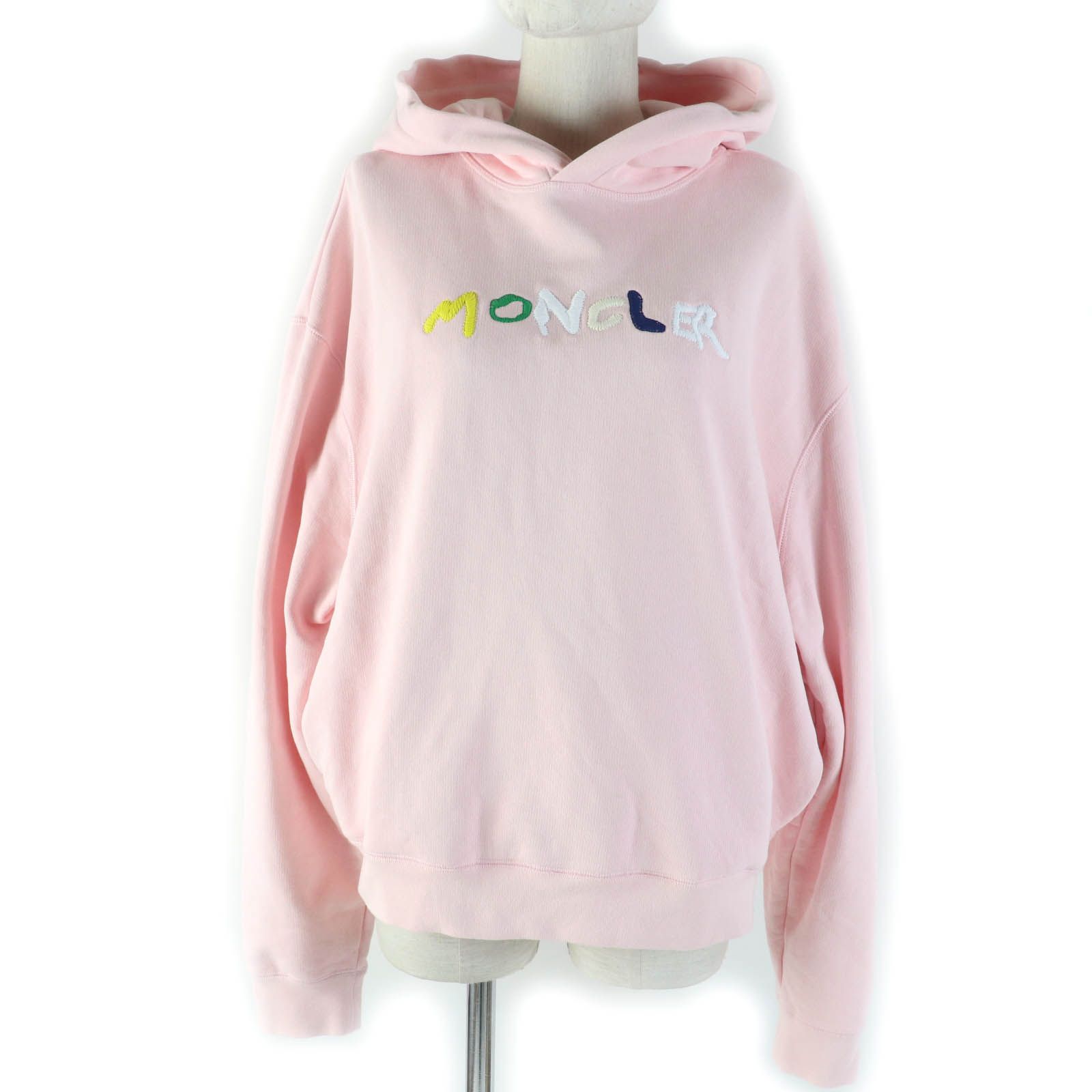 目立った傷や汚れなし】モンクレール パーカー HOODIE ピンク