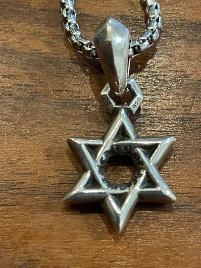 Chrome Hearts Star of David Charm "Silver"