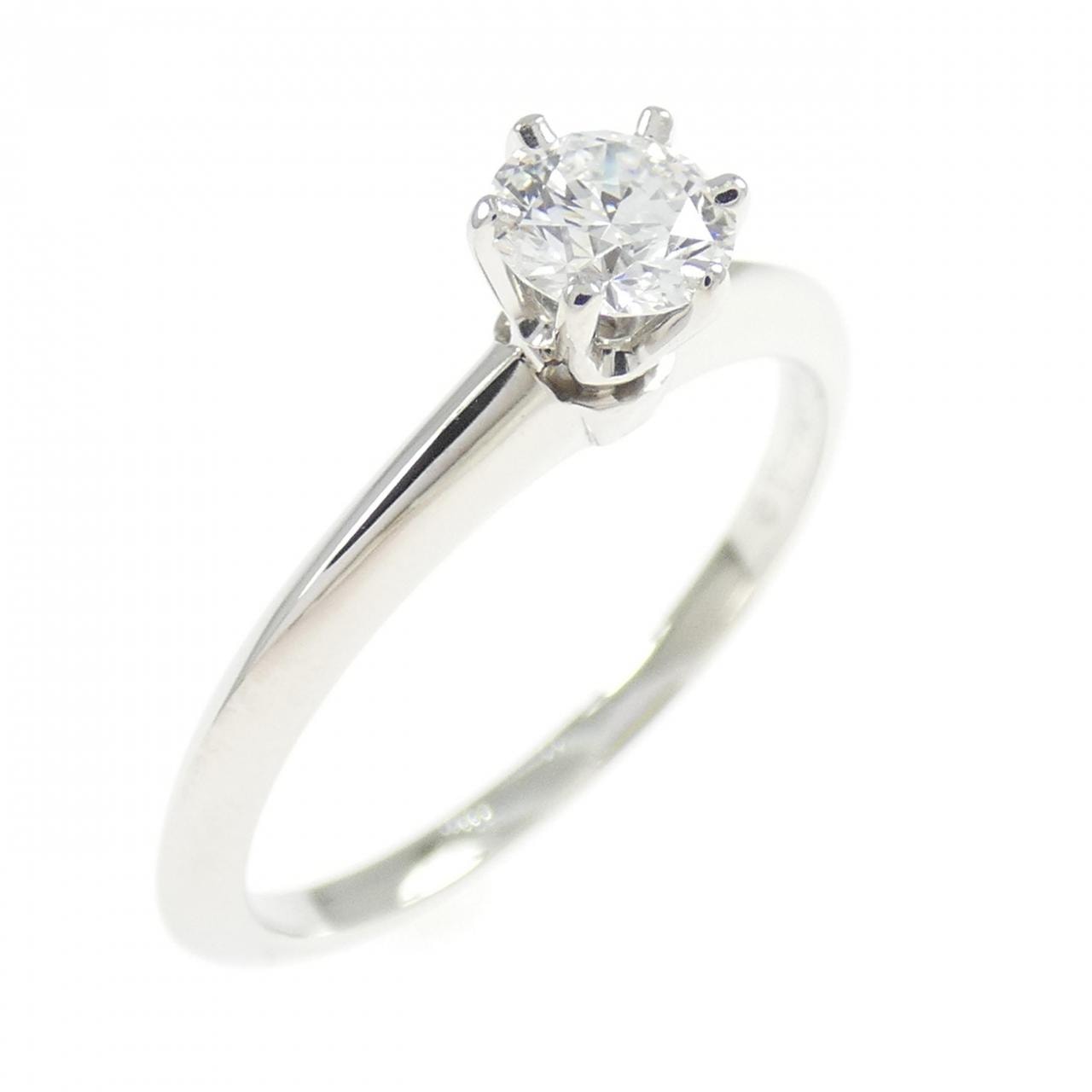 ティファニー クラシックソリティア リング 0.30CT D VVS2 EXT