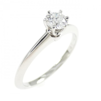 ティファニー クラシックソリティア リング 0.30CT D VVS2 EXT