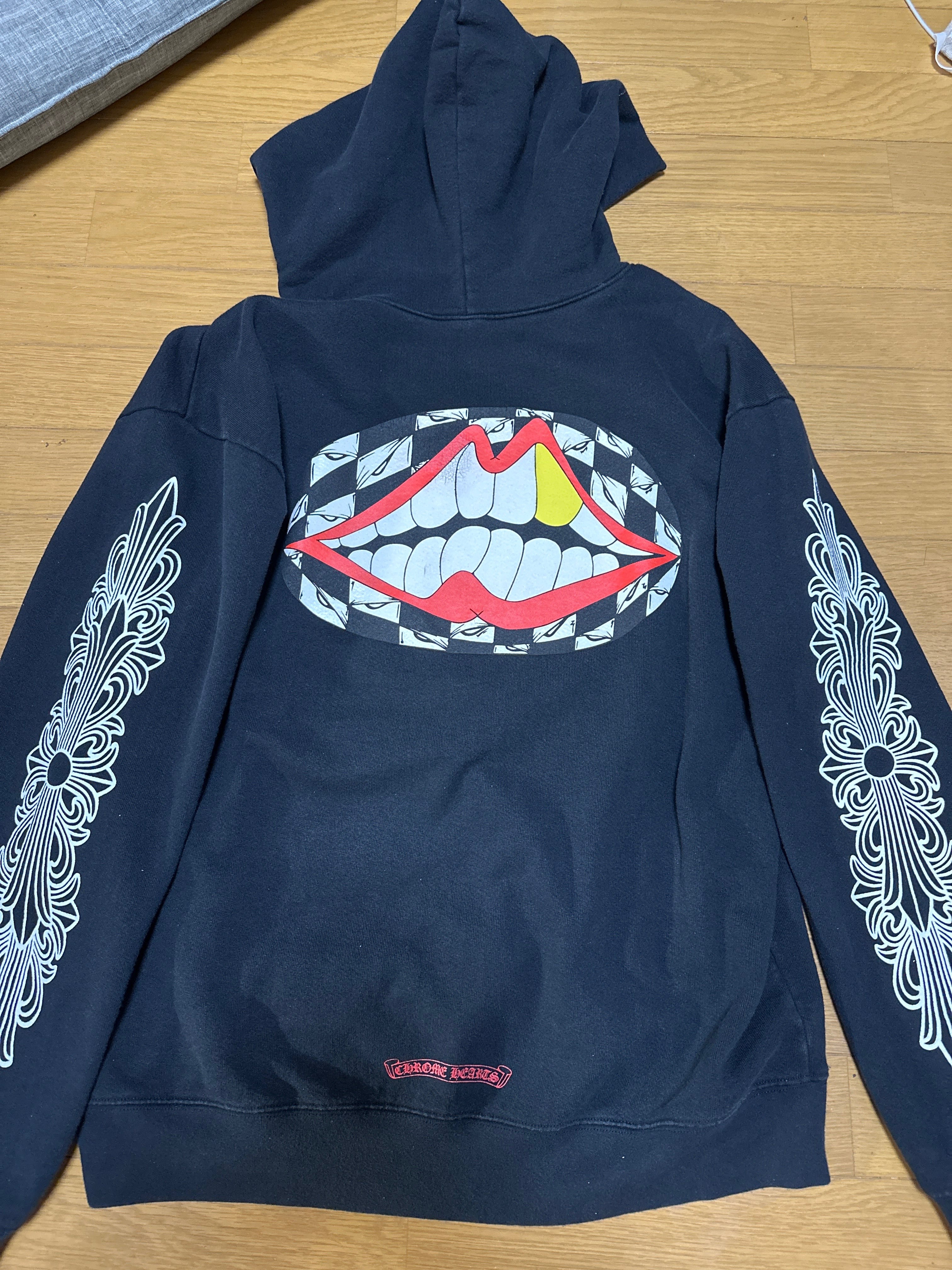 Chrome Hearts Matty Boy Flower Chomper Hoodie "Black"