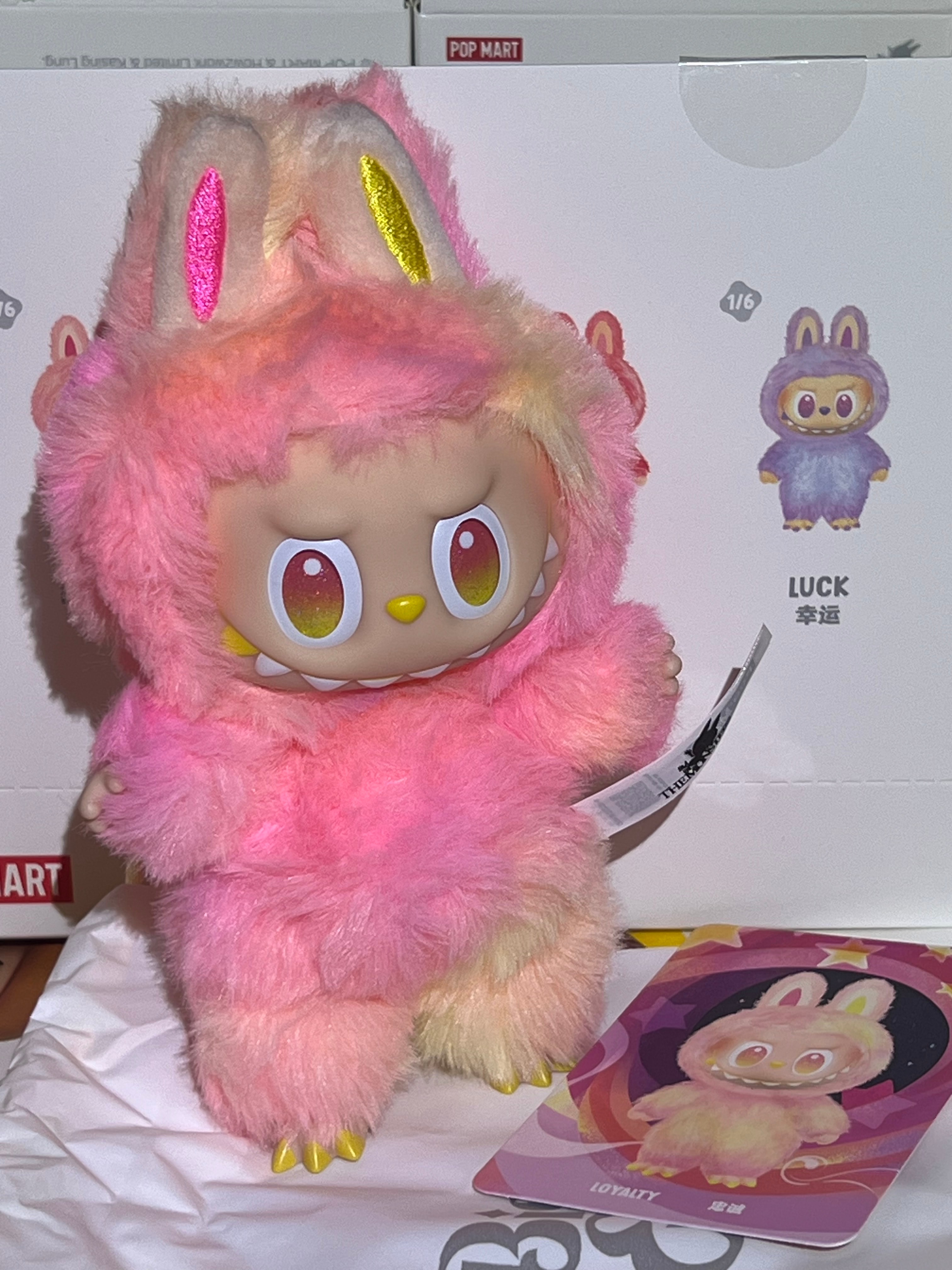 POP MART THE MONSTERS (LABUBU) Big into Energy Series Plush Pendant LOYALTY