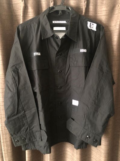 Wtaps x Neighborhood Jungle LS Shirt "Black"