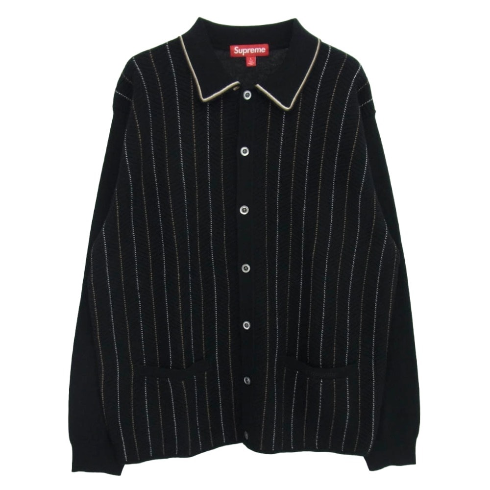 Supreme シュプリーム カーディガン 25SS Herringbone Cardigan ヘリンボーン カーディガン【極上美品】【中古】