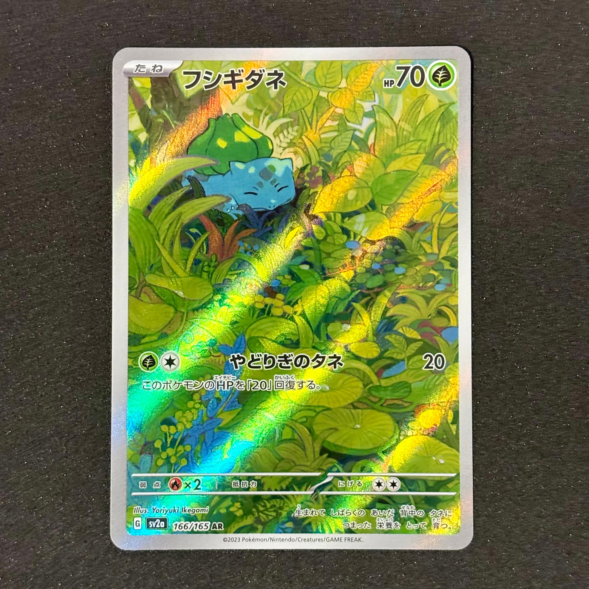 フシギダネ AR[SV2a 166/165](強化拡張パック「ポケモンカード151