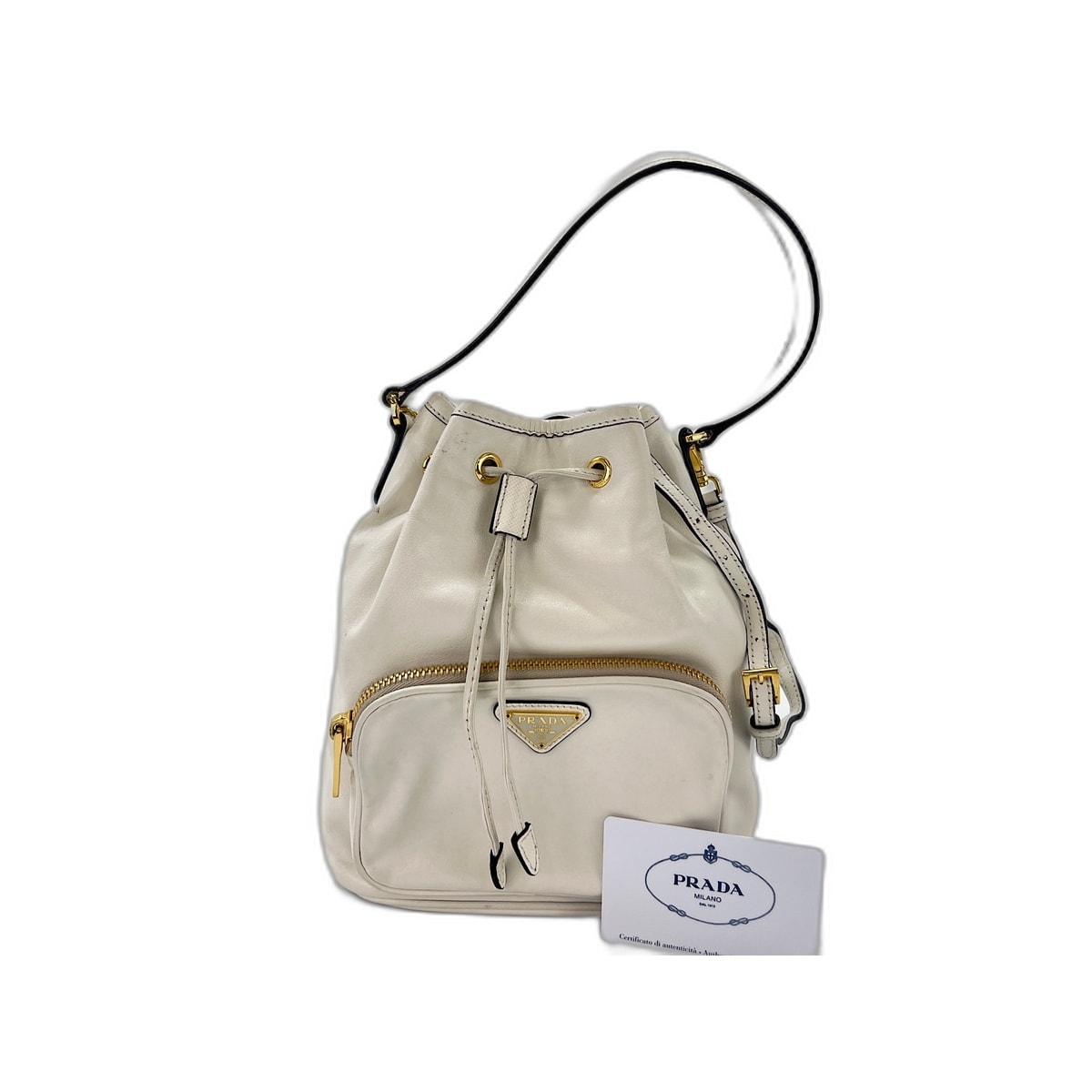 プラダ PRADA デュエット ショルダーバッグ【中古】