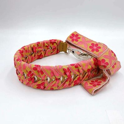 FENDI フェンディ ストラップユー レディース 花柄 ピンク×ベージュ