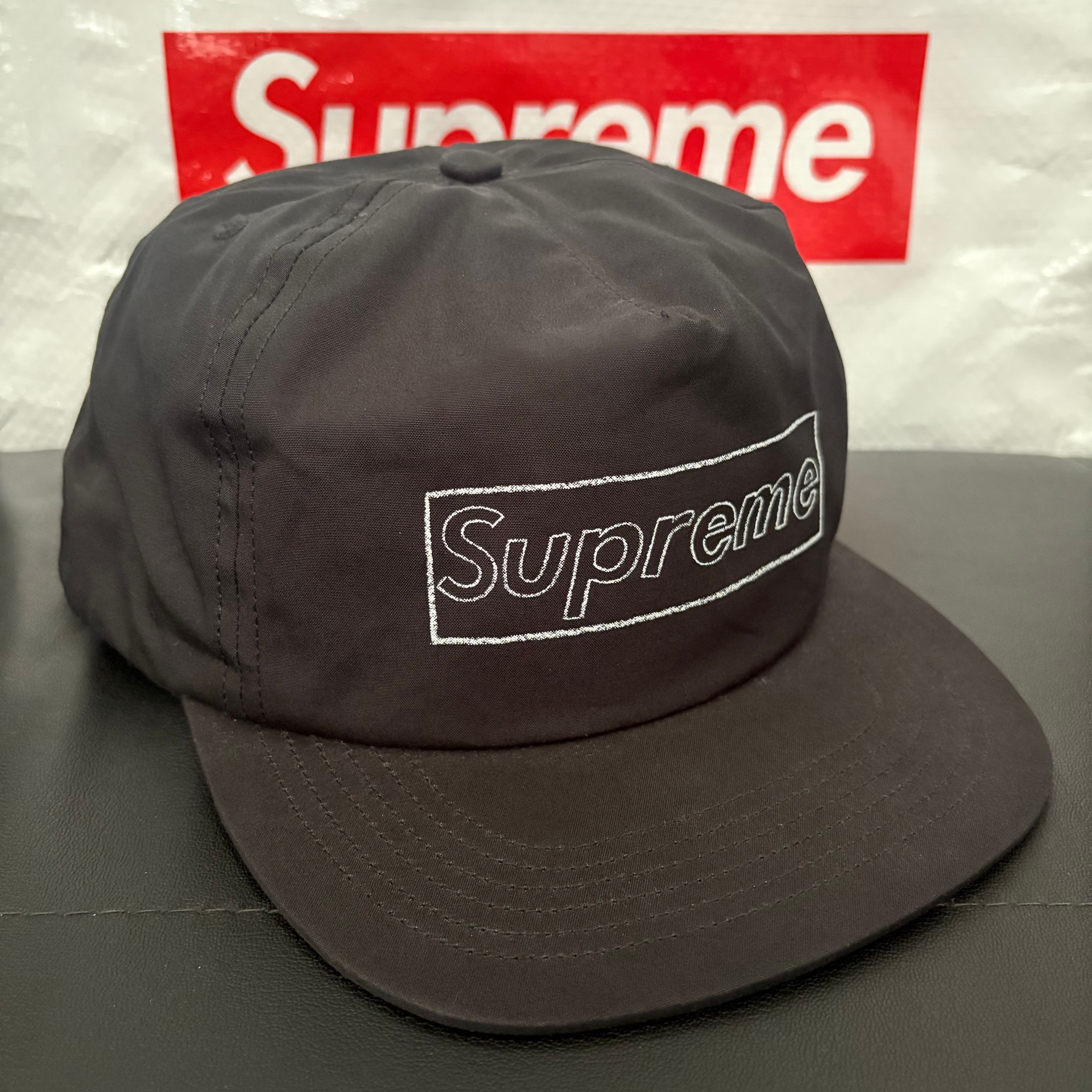 Supreme KAWS Chalk Logo 5-Panel "Black"