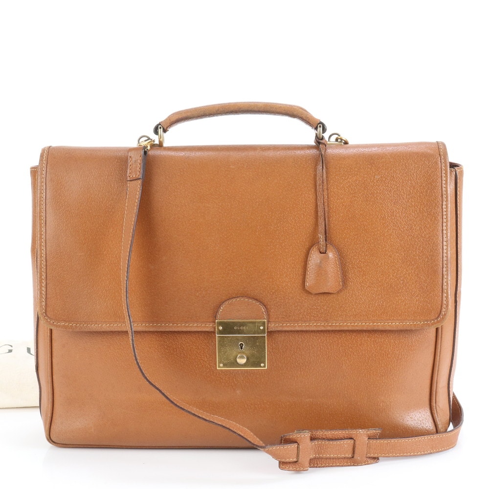 グッチ オールドグッチビジネス バッグ レザー