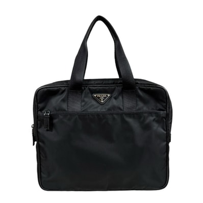 プラダ ビジネスバッグ ナイロン VA0609 ブラック メンズ PRADA 中古