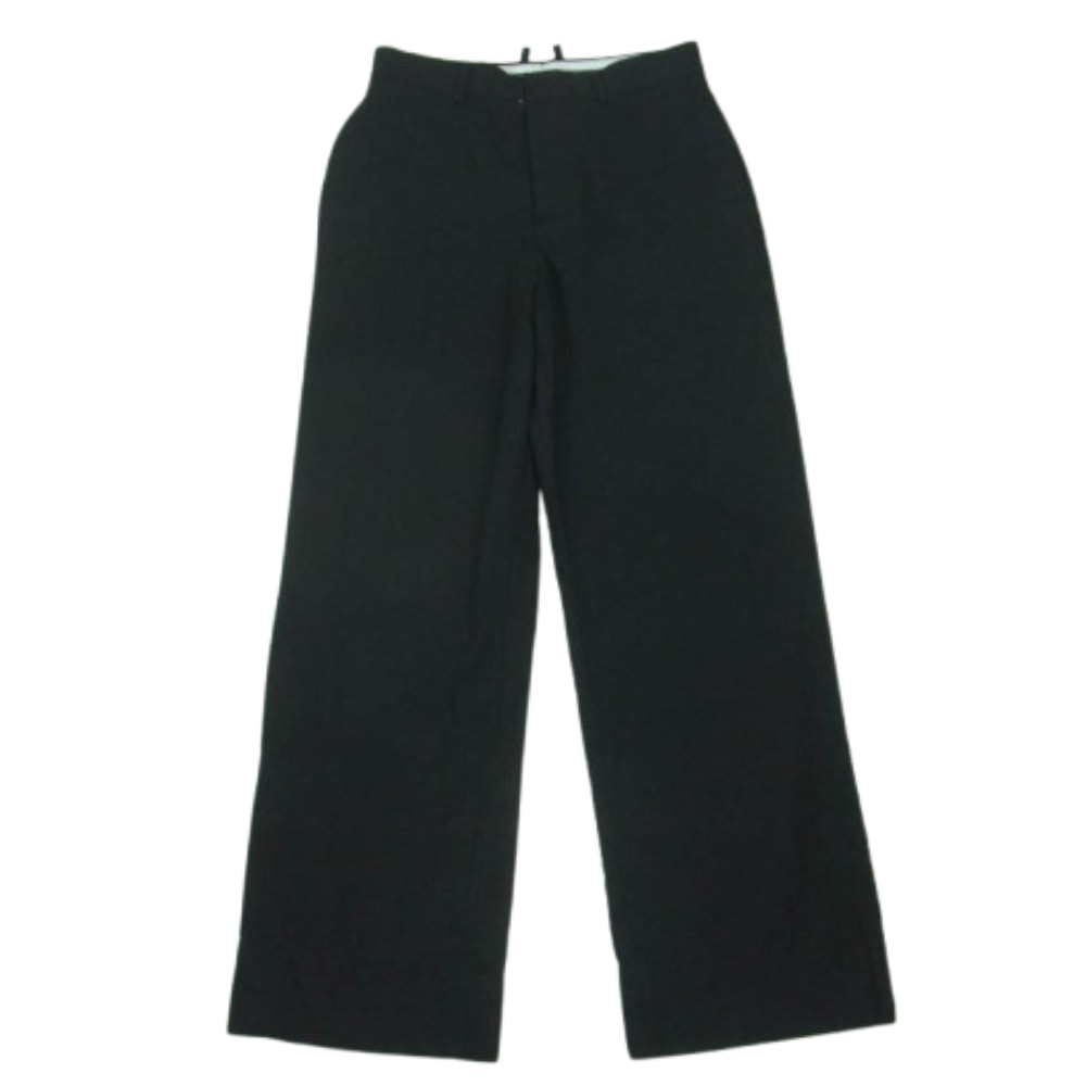 DSQUARED2 ディースクエアード パンツ 19SS S75KA0977 S40320 ウール ワイド スラックス パンツ イタリア製 ブラック系 42【中古】
